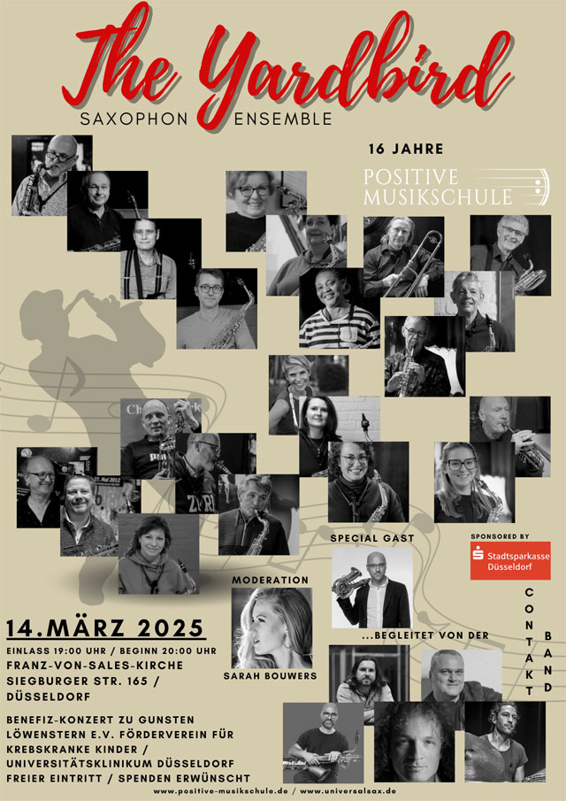 The Yardbird 16 Jahre Jubiläumskonzert